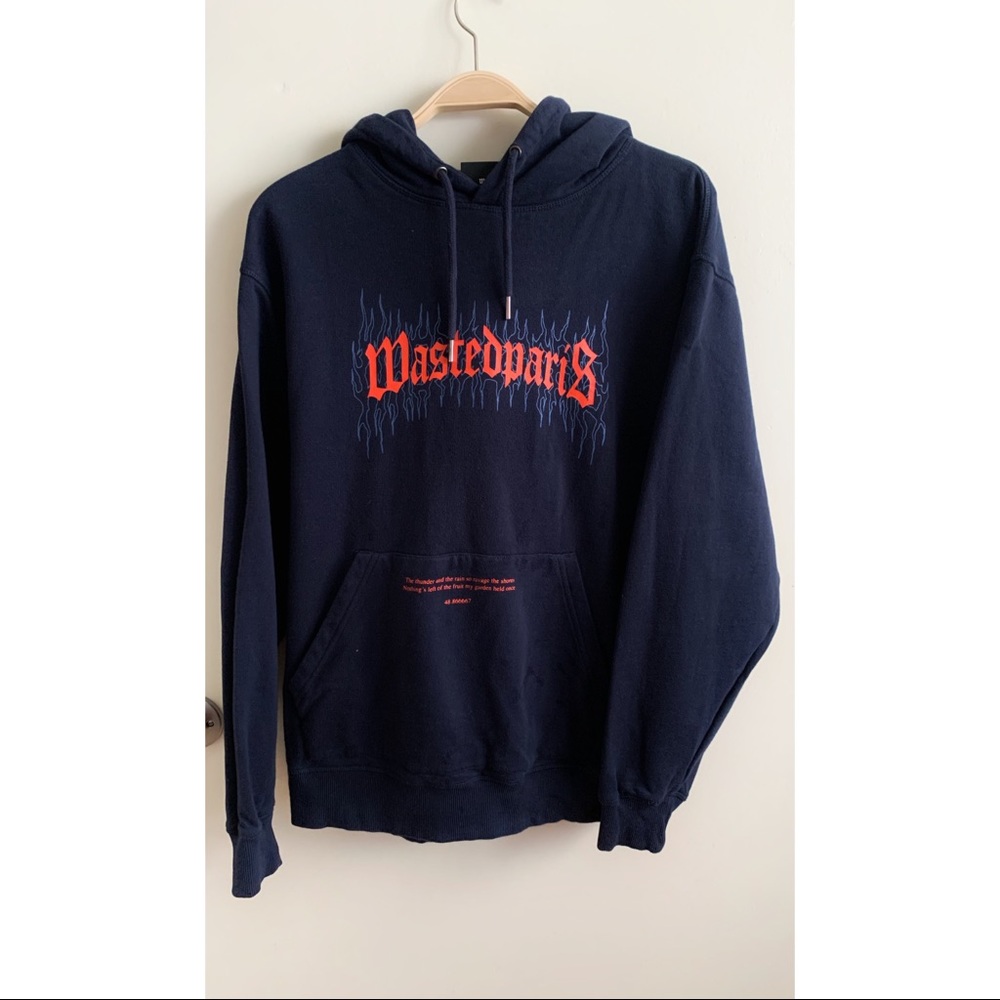 WASTED PARIS | Hoodie Fire Bridge Size L Unisex